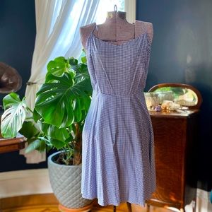 Blue & white gingham summer dress NWT Old Navy XL